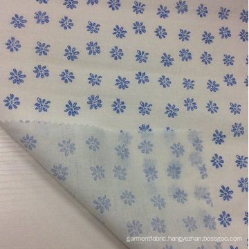 Ramie/ Cotton Blended Floral Printing Fabric for Garment/ Home Textile